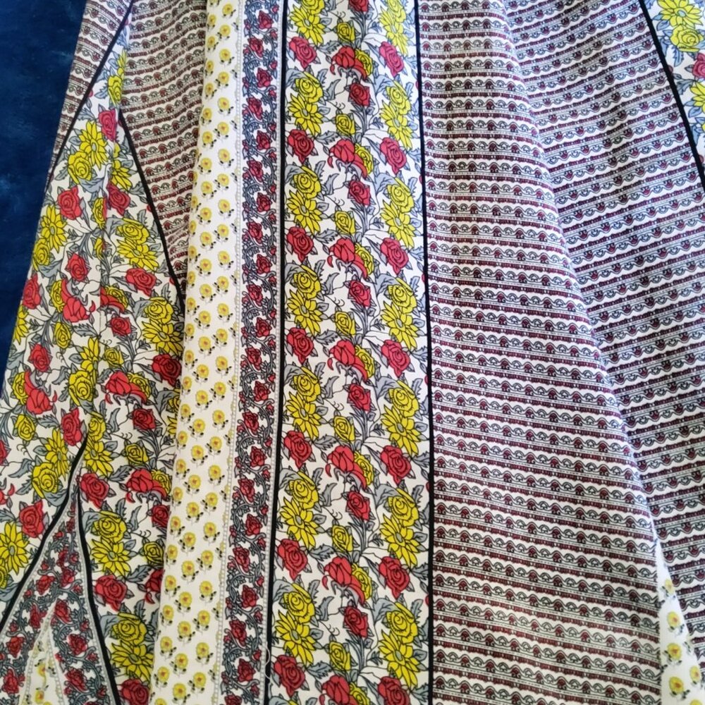 Cottagecore Smocked Waist Skirt size Medium EUC - Picture 7 of 10